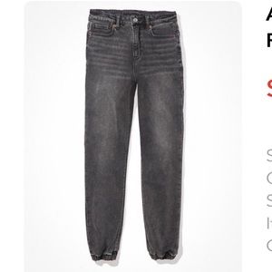 AE Level Cozy Denim Relaxed Mom Jogger